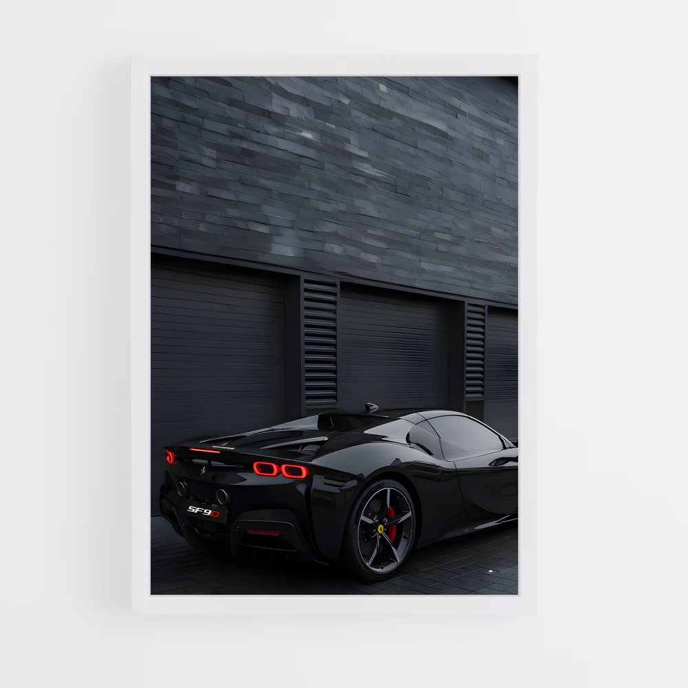 Poster spider luxe – affiche Ferrari (vue 3)